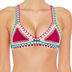 KIINI BIKINI TOP FUSHIA